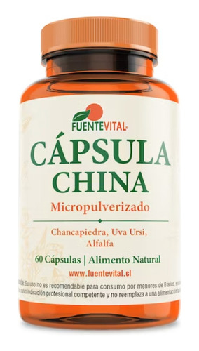 Cápsula China - Chancapiedra - Uva Ursi - Diurético 