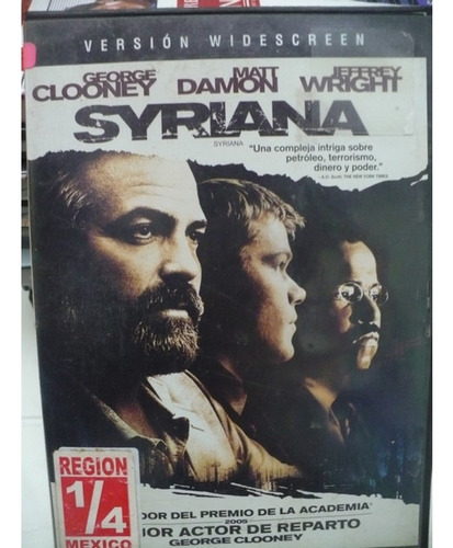 Syriana. George Clooney.  Tráfico. 2 D V D