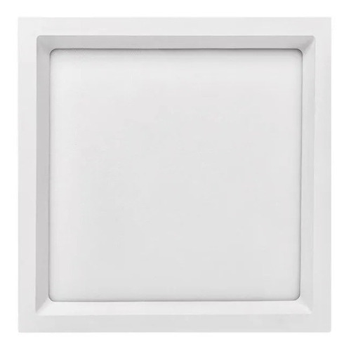 Painel Led Recuado Deep 18w 6500k Nordecor Cor Branco