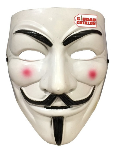 Máscara V De Vendetta Disfraz Halloween - Ciudad Cotillón
