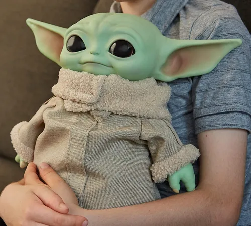 Star Wars Mu eco Baby Yoda Verde Peluche Original Mattel