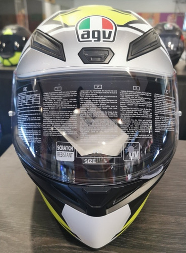 Imagen 5 de 5 de Casco Agv K1 Top + Pinlock Mir 2018