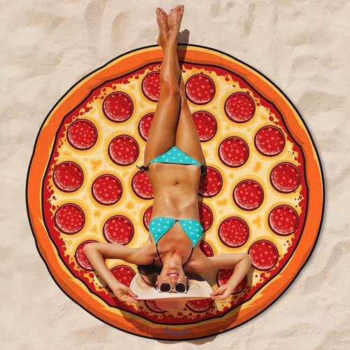 Lona Manta Playa Sol Verano Diseño Artentino Redonda Gigante