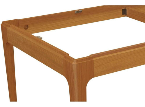 Base Mesa De Jantar Mira Bam004-ca Madeira Maciça S/ Tampo C