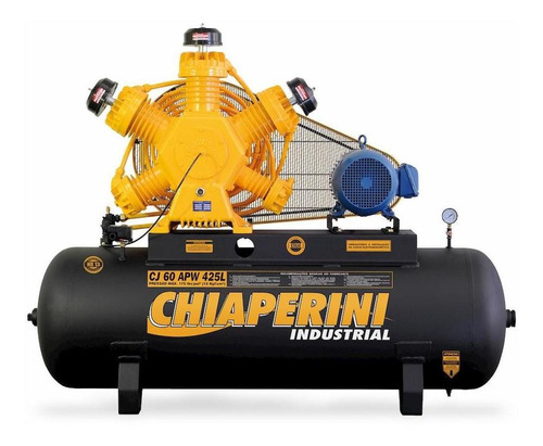 Compressor De Ar A.pressão Tri Contínuo 15hp 425l Chiaperini