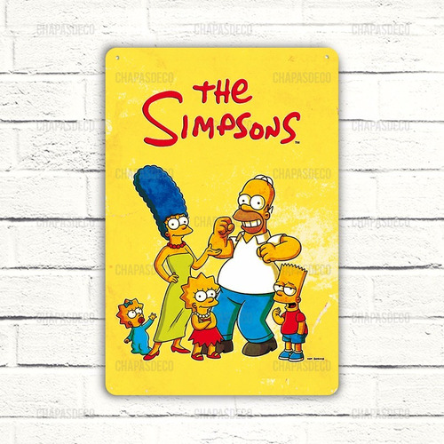 Cartel De Chapa Los Simpsons®
