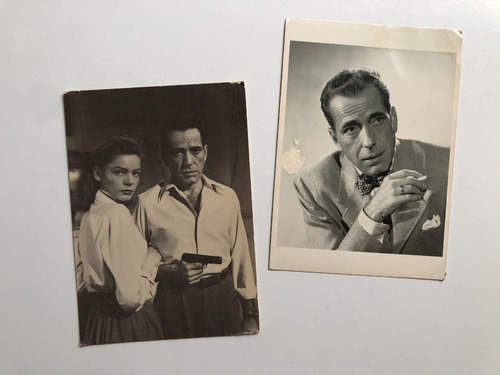Humphrey Bogart / Laurent Bacall - Dos Tarjetas Postales