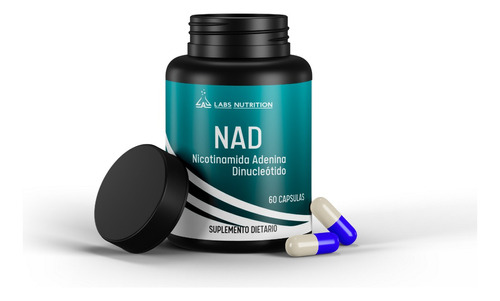 Suplemento en cápsula Labs Nutrition  Premium NAD nicotinamida adenina dinucleótido en pote de 40g 60 un