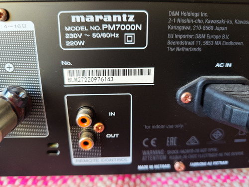 Marantz Pm7000n Amplificador Network Integrado Impecable Negro 120 W (Usado)