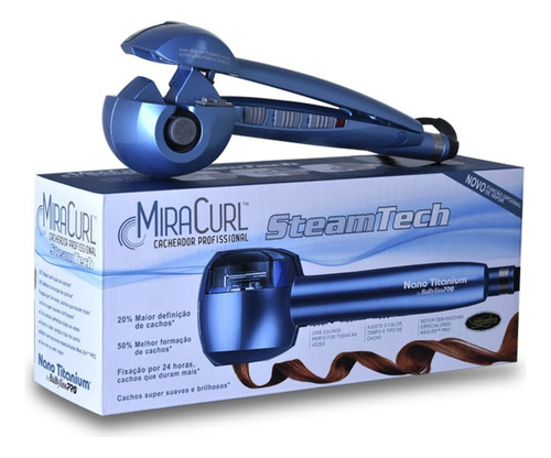 Miracurl Pro Steam Tech Vapor - Babyliss Pro - Azul