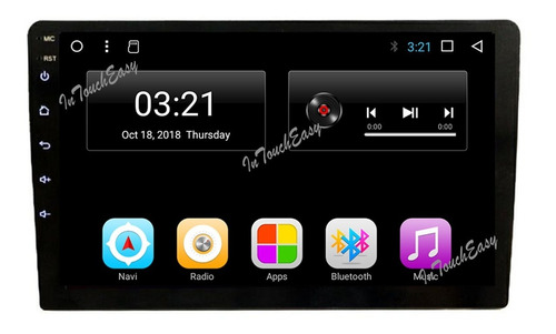 Radio Android 2gb Ram 9 Pulgadas 1 Din Fhd Usb Gps Bluetooth