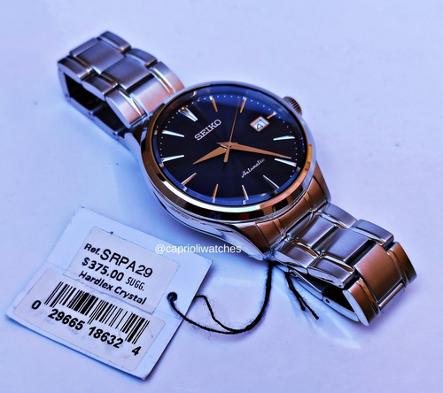 Lindo Relógio Seiko Srpa29 Semi Novo Completo Confira Fotos