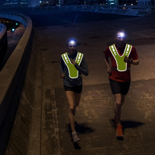 Faa 2 Chaleco Reflectante Night Riding Running Chaleco