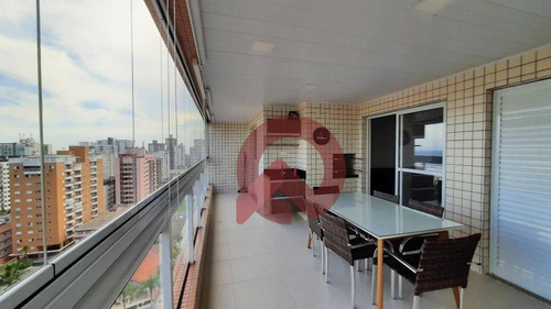 Imagem 22 de 30 de Apartamento Com 3 Dormitórios À Venda, 154 M² Por R$ 1.050.000 - Vila Guilhermina - Praia Grande/sp - Ap3333