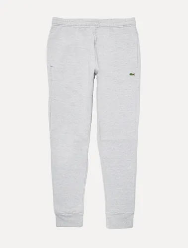Calça Lacoste Moletom Sport Cotton Fleece Croco Cinza Mescla