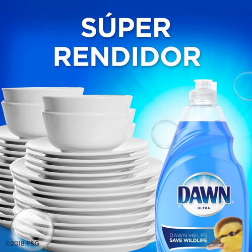 Imagen 5 de 9 de Dawn Blue Original Lavaplatos 2,21 Lts