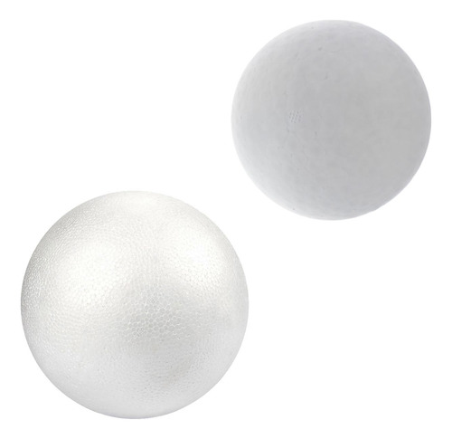 2 Bolas De Espuma Blancas De Poliestireno Para Manualidades,