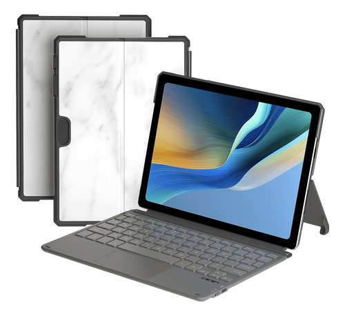 Funda Con Teclado Marca Qulose / Para Surface Go 3 / White