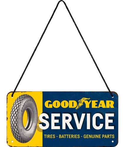 Cartel Colgante Nostalgic-art® Goodyear - Service