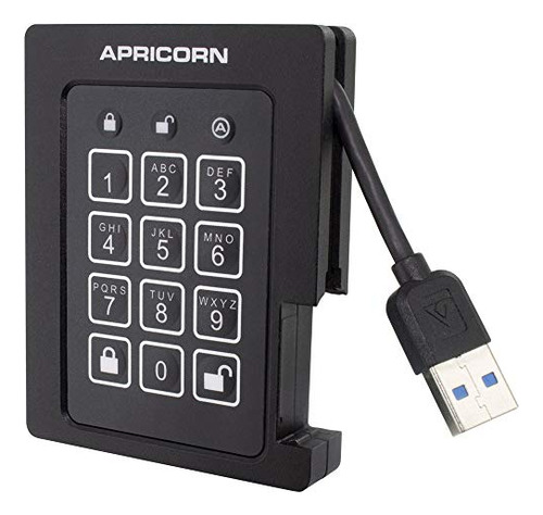 Apricorn Aegis Padlock 240 Gb Ssd 256-bit, Fips 140-2 Level