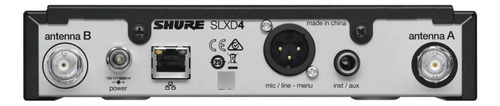 Shure Sistema Inalambrico Digital C/ Mic De Mano Slxd24-b58