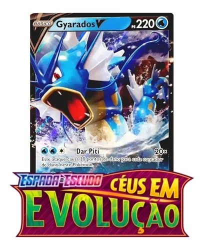 Carta Pokémon Gyarados Vmax Céus Em Evolução Original