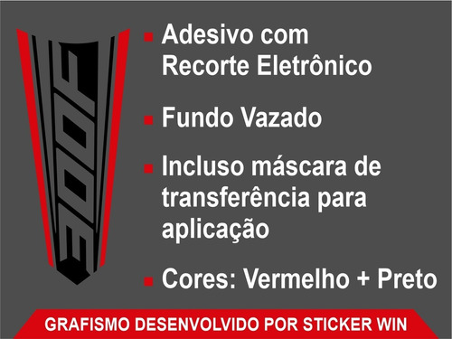 Adesivo Cb 300f Twister 2023 Tanque Superior Mod.07