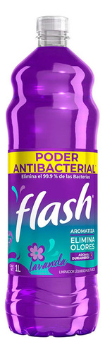 Limpiador Multiusos Líquido Flash Lavanda 1l