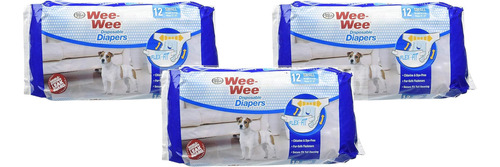 (paquete De 3) Wee-wee Products Pañales Desechables Para Per