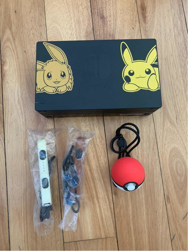 Nintendo Switch Pokemon Let Go Pikachu Pokemon Consola Usada