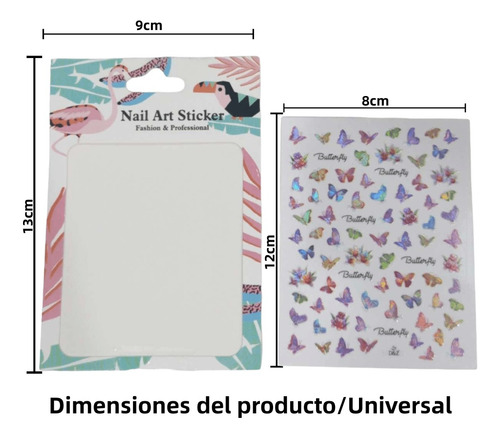 Pegatinas Para Decoración De Diy, Láser Colores 3700#