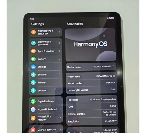 Tablet Huawei Matepad 11 2021 Dby-w09 10.95  128gb Y 6gb Ram