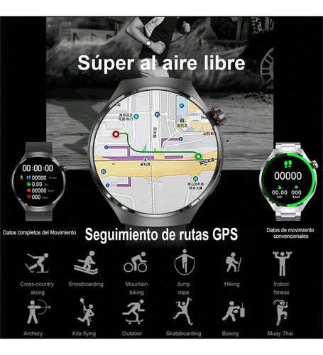 Nova Azúcar En Sangre Bt Llama Al Reloj Inteligente Nfc Gps