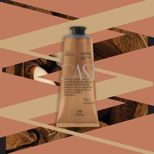 Natura Ekos Pulpa Crema Para Manos Castaña 75grs 40% Off