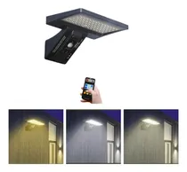 Comprar Foco Solar Exterior Led 80w Con Sensor Y Control Calida Frio
