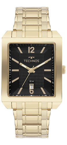 Relógio Technos Masculino Steel Dourado - 2115kobs/1p