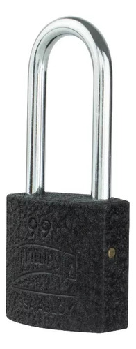 Juego De 2 Candados De Hierro 99 Gancho Largo En Color Negro