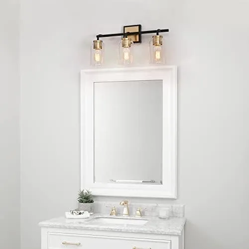 Zevni Lámpara De Tocador De Baño Con 3 Luces, Lámpara De Y X