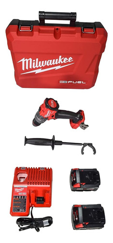 Milwaukee 2904-22 12v 1/2'' Hammer Drill / Driver Kit Con (2