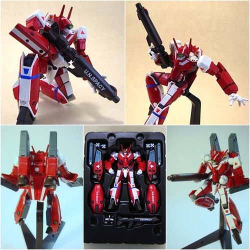 Macross Robotech Vf-1j Miriya Battroid Revoltech Kaiyodo