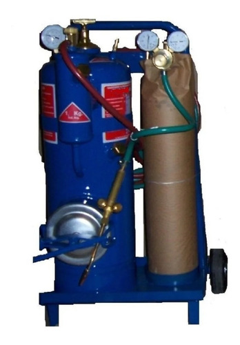 Soldadora Autogena Tubo 1 Mt3 + Gasogeno 1 1/4 Kg (carburo)