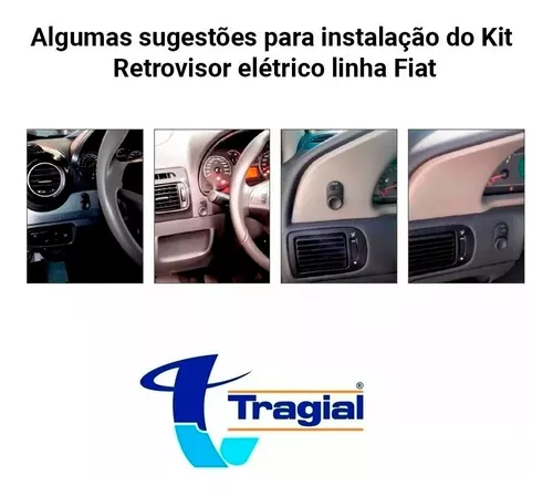 Retrovisor Eletrico Ft Fiat Palio 2p Re Tilt Down