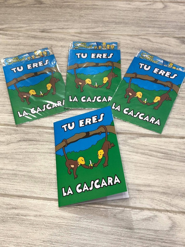 Imagen 3 de 8 de Simpsons Cáscara De Mi Banana Tarjeta San Valentín Monoslisa