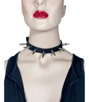 Comprar Choker Maxine Gargantilha Com Spikes Grandes Gotico Punk