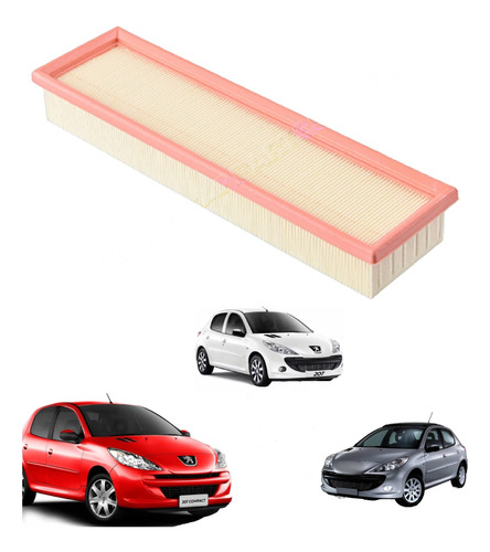 Filtro Aire Peugeot 207 Compact Motor  1.4  Año 2007-2014