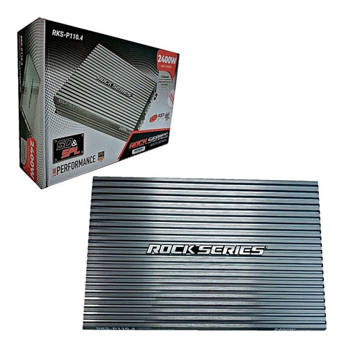 Imagen 1 de 4 de Amplificador 4 Canales 2400w Clase Ab Rockseries Rksp110.4