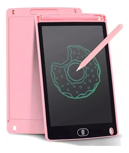 Pizarra Mágica Tablet Lcd 12 Escritura Color Digital Dibujo Color Rosa