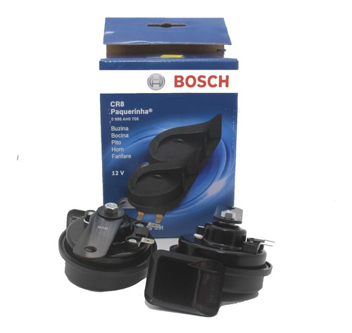 Juego Dos Pitos Corneta Bocina Bosch Cr8 Accesorios Carro