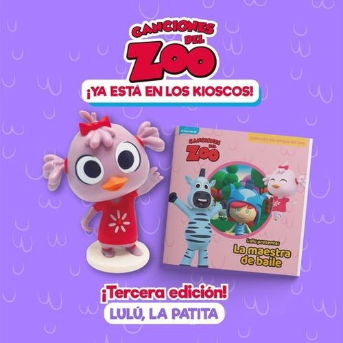 Canciones Del Zoo Nº 4 - Libro De Cuentos + La Patita Lulú