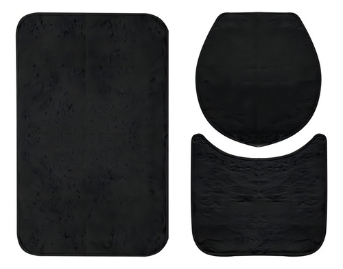 Kit 3 Tapetes Pousada Peludinho Macio/conforto